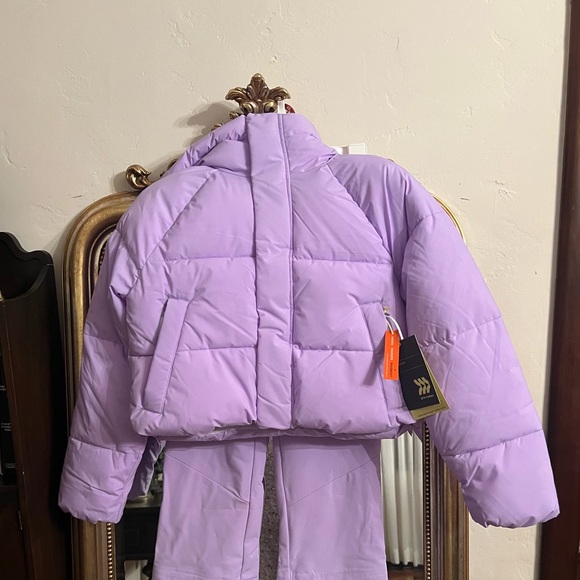 ALL IN MOTION Snow Sport Short Puffer & Snow Pant Set (Lilac) XS - Picture 6 of 16